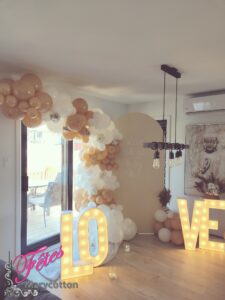 Décor pour demande en mariage