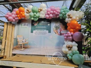 Décor de ballons pour Serres St-Élie